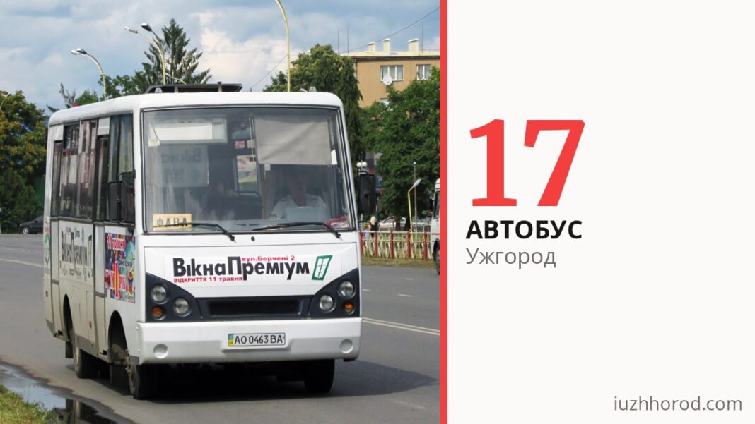 Автобус 17 в Ужгороді