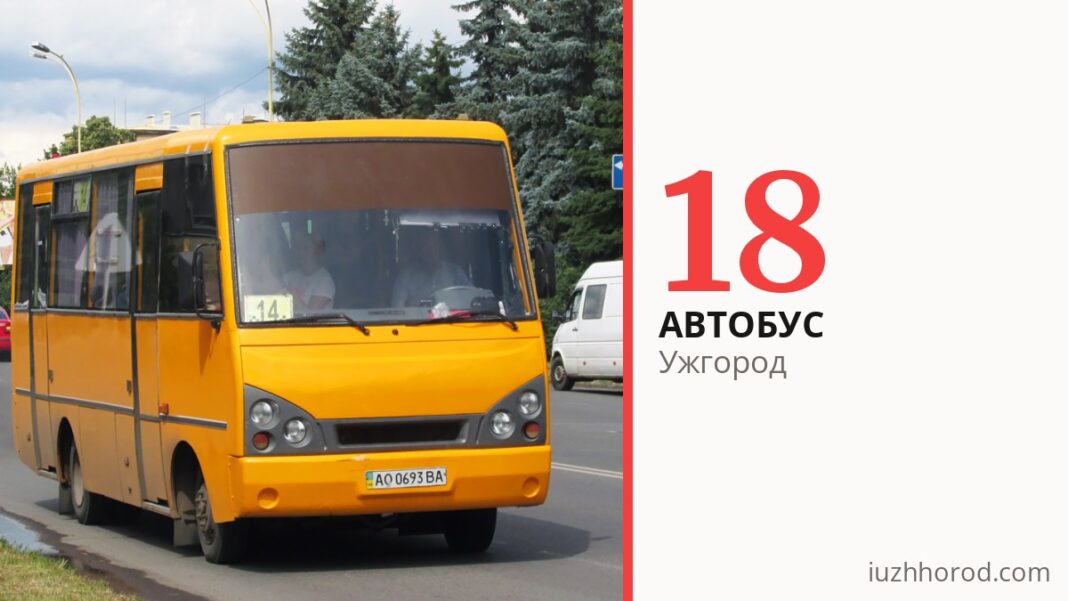 Автобус 18 в Ужгороде
