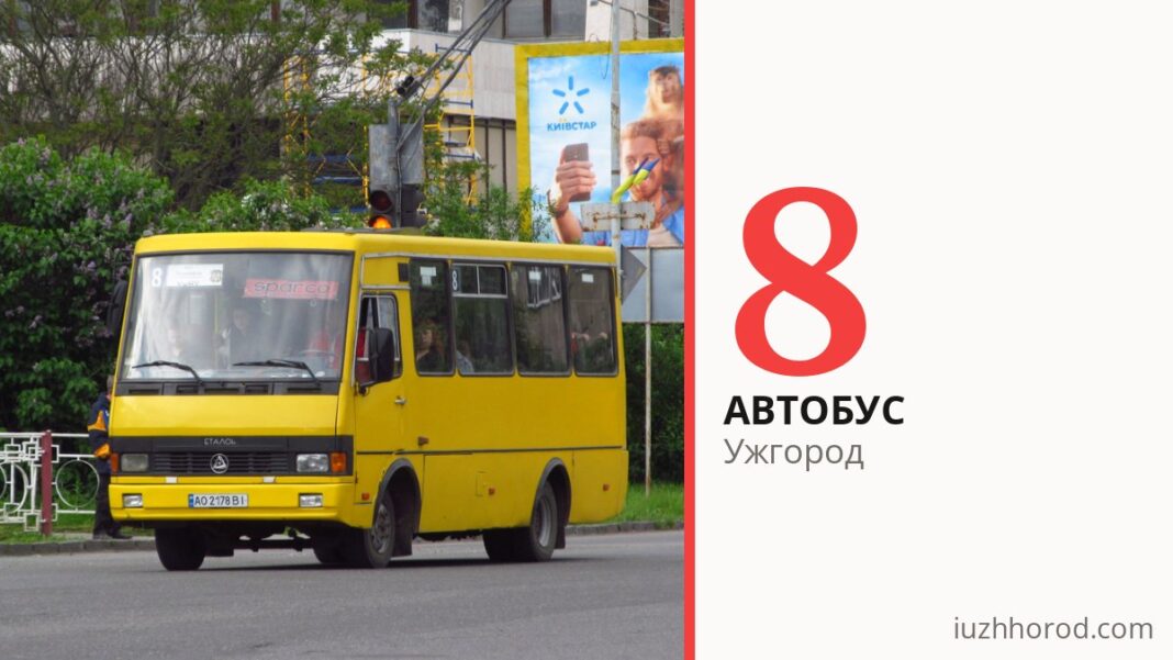 Автобус 8 в Ужгороді